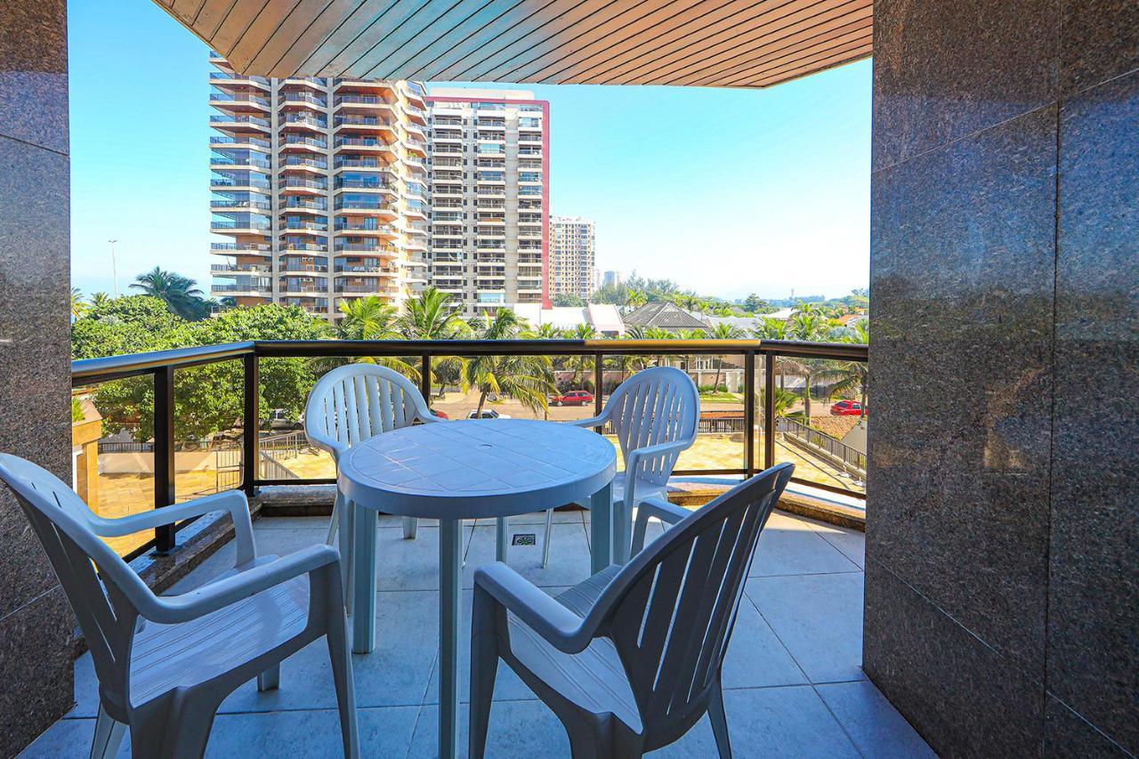 דירות ריו דה ז'ניירו Acolhedor Flat A Beira-Mar Na Barra Da Tijuca מראה חיצוני תמונה