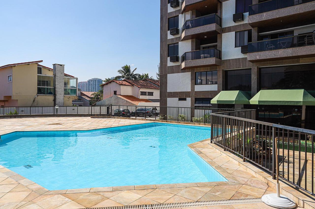 דירות ריו דה ז'ניירו Acolhedor Flat A Beira-Mar Na Barra Da Tijuca מראה חיצוני תמונה