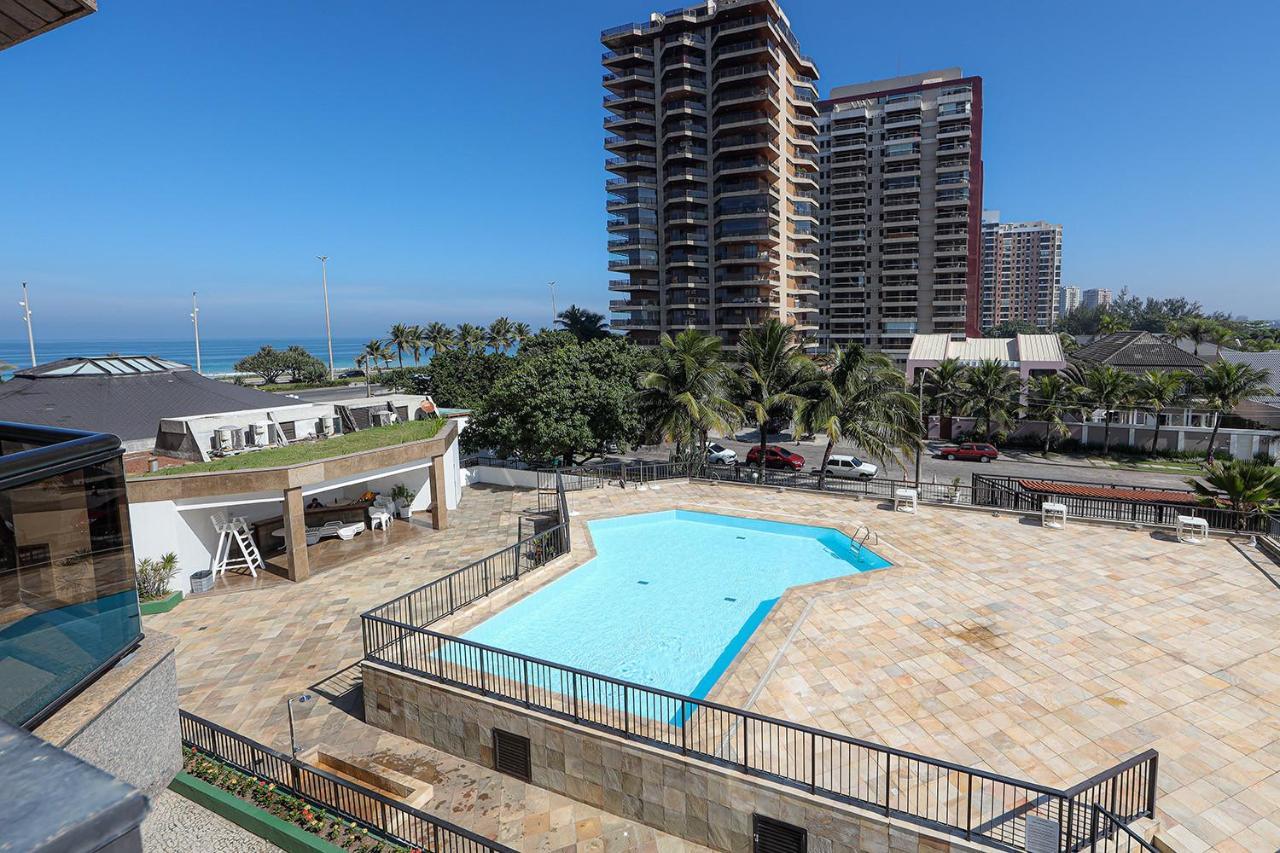 דירות ריו דה ז'ניירו Acolhedor Flat A Beira-Mar Na Barra Da Tijuca מראה חיצוני תמונה