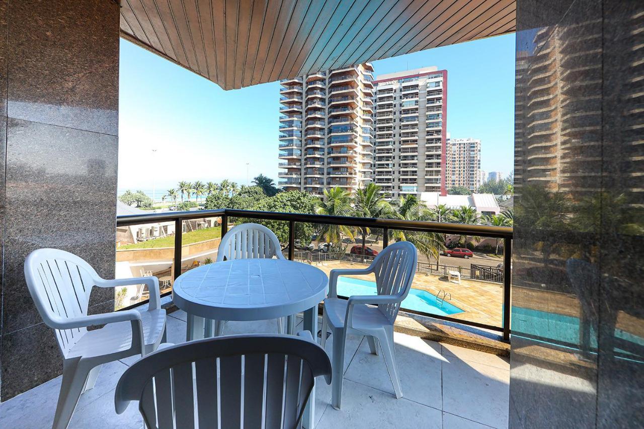דירות ריו דה ז'ניירו Acolhedor Flat A Beira-Mar Na Barra Da Tijuca מראה חיצוני תמונה